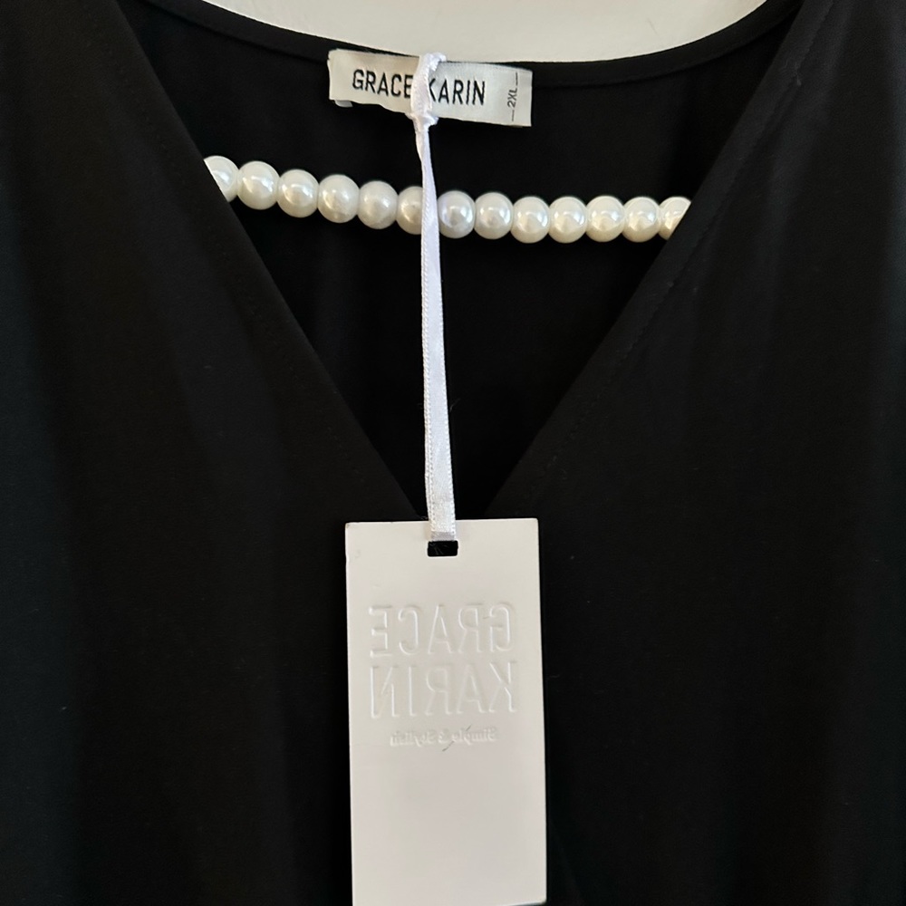 Grace Karin| NWT Pleated Midi Dress - Picture 8 of 8